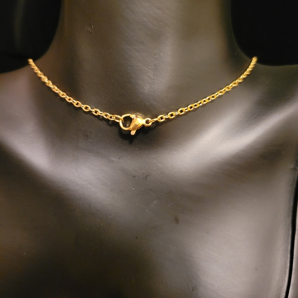 2/$20 Celestial Blue Moon Layering Necklace - Picture 3 of 4